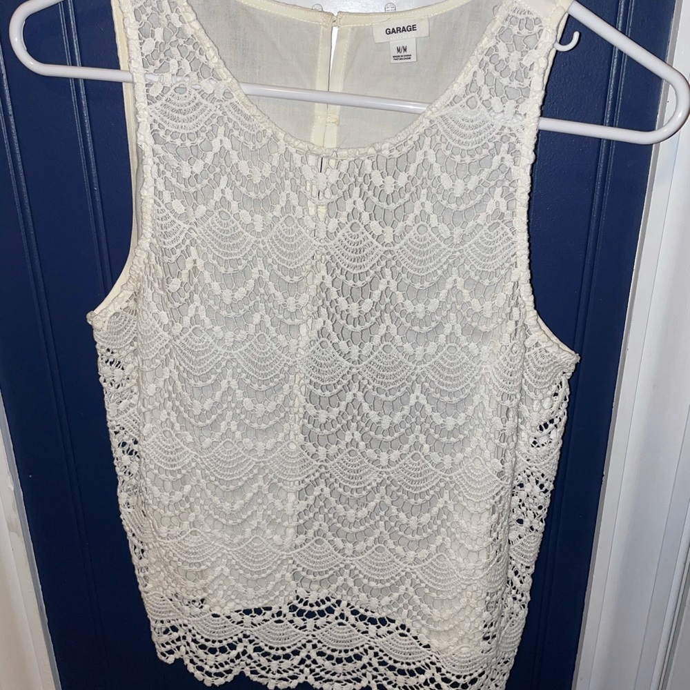 Garage crochet top